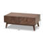 Table basse à 4 pieds avec rangement