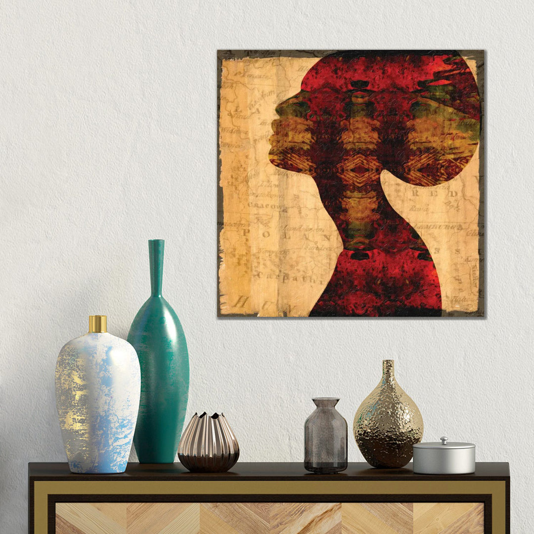 Nubian Queen II von Taylor Greene - Galerie-verpackte Leinwand Giclée auf Leinwand