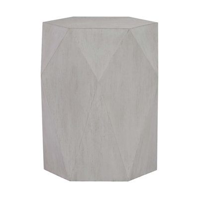 Hanniel End Table, Antique White Finish