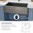 33" L x 21" W Farmhouse Kitchen Sink Stainless Steel Farm Sink Apron Front Single Bowl Kitchen Sink-100667755