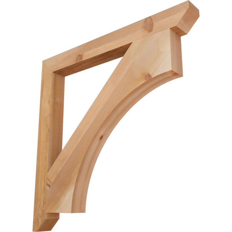 Support en bois Westlake, Cèdre rouge, H 40 po x l 3,5 po x P 40 po