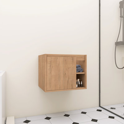 Base de meuble-lavabo mural simple 24 po avec porte à fermeture douce