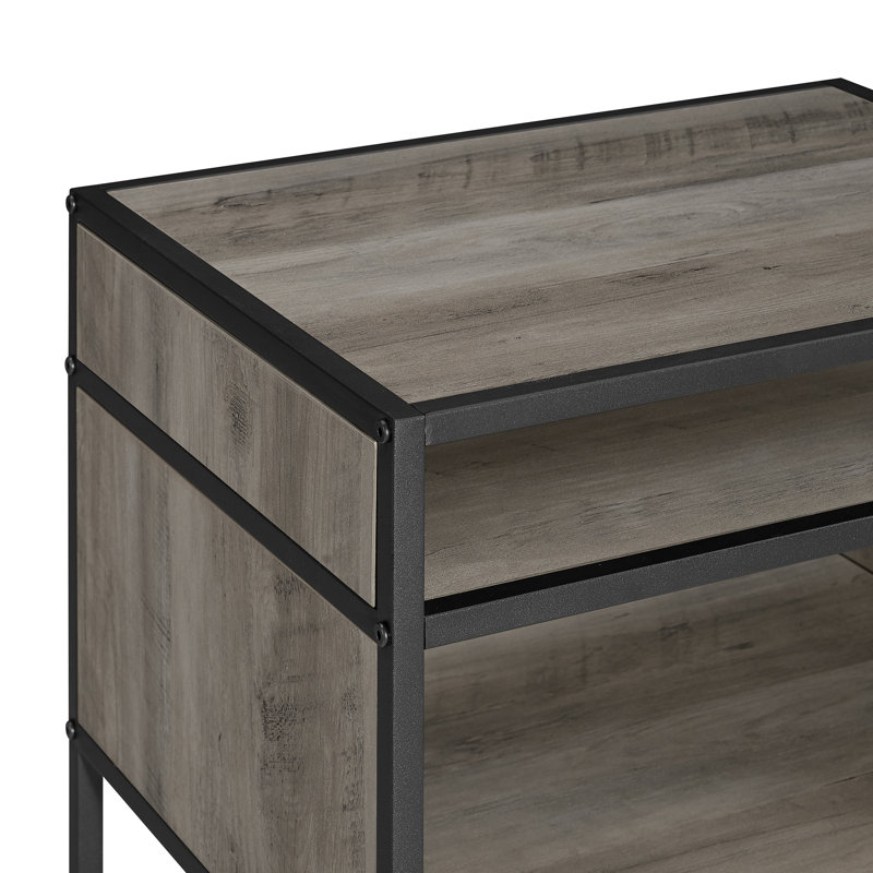 Ensemble de 3 tables d'appoint Barkad, Gris délavé