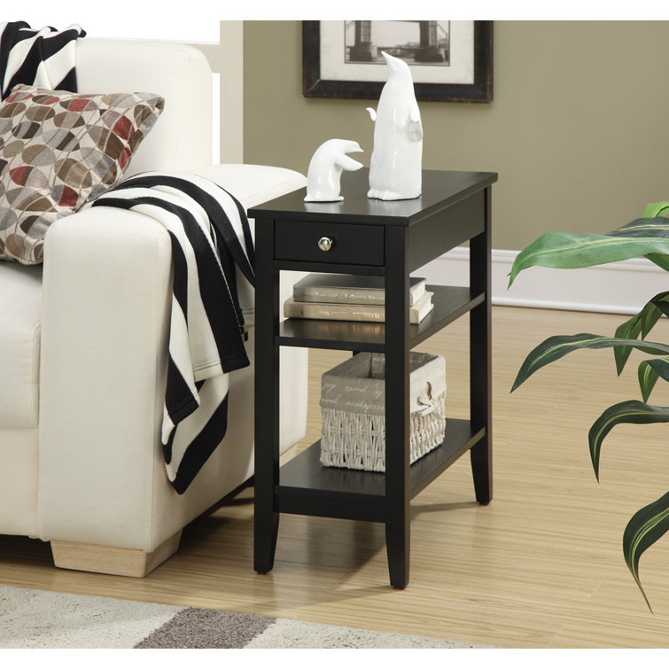 Carbin End Table with Drawer and Shelves