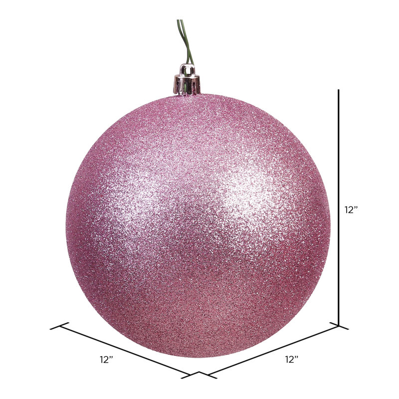 Décoration de boule décorative des Fêtes, 12", Paillettes mauves