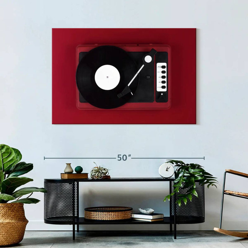Abarca Red Turntable, 30" H x 45" W