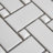 Metro Basketweave 11-3/4 " x 11-3/4 " Porcelain Mosaic Floor and Wall Tile-517986145