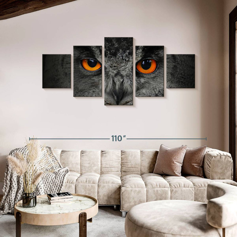 Eyed Owl, 42" H x 92" W