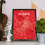 Madrid City Map - No Frame Print-1037484842
