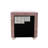 Fabric Upholstered Nightstand With 2 Drawers, Pink-596138358