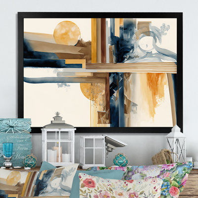 Art moderne moderne sur toile, abstrait III