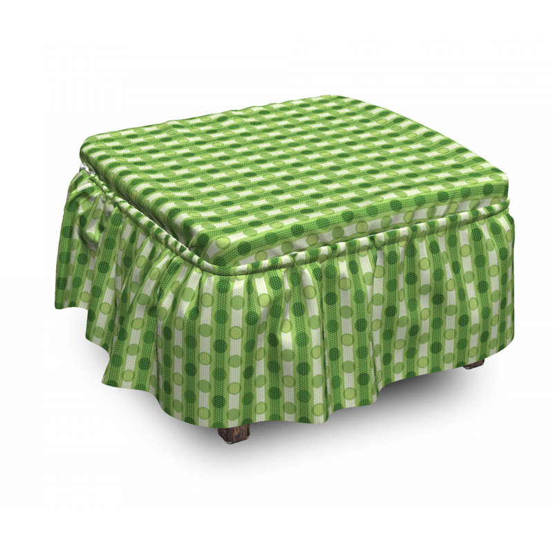 Housse pour repose-pieds cercles