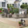 Wicker 4 - Person Garden Lounge Set with Cushions