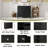 Dannylynn Bathroom Vanity with Top Sink, Bathroom Storage Cabinet with 2 Drawers and a Tip-out Drawer-1333666051