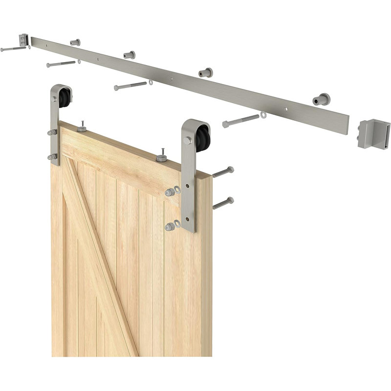 Sliding Standard Single Track Barn Door Hardware Kit, 60 in.