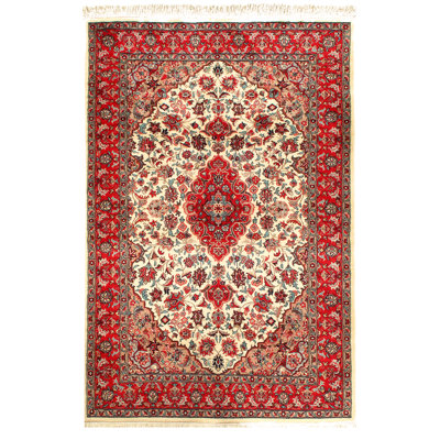 Tabriz One-of-a-Kind 4'2" X 6'6" Hand Knotted Area Rug
