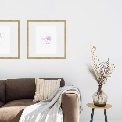Linetta Wood Picture Frame with Mat