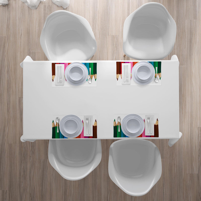 Polyester Abstract Rectangle Placemat