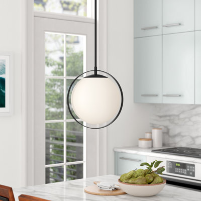 Luminaire suspendu sphère 1 lumière Chares