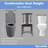One-Piece 0.8/1.28 GPF Dual Flush Elongated Toilet In Seat Included-102800252
