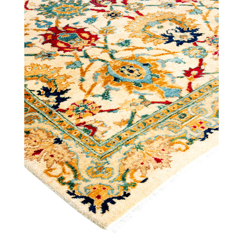 Haynie One-of-a-Kind 4' 3" X 6' 1" Hand Knotted Area Rug