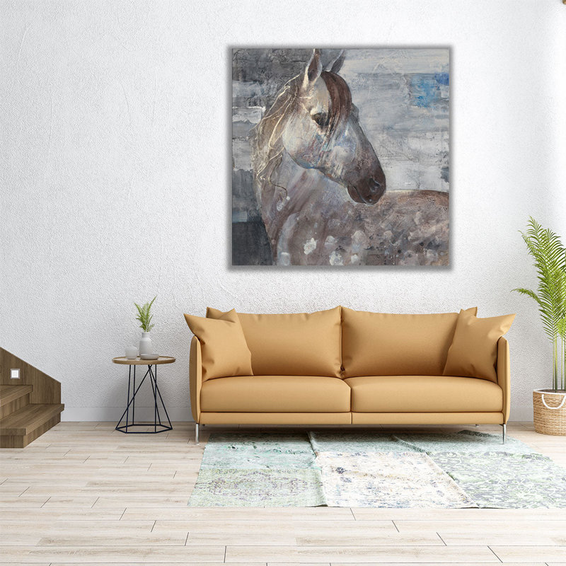 Appaloosa - reproduction d'art sur toile, H 40 po x l 40 po