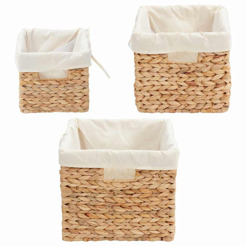 Lily Manor Decorative Basket, 25cm H x 35cm W x 30cm D