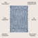 Wiese Bohemian Geometric Blue/Ivory Indoor/Outdoor Rug