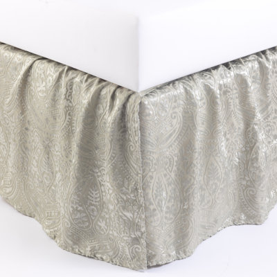 Jupe de lit Gladio, platine, très grand
