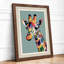 Chromatic Giraffe Modern - Framed Print-182501796-182501797