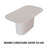 Chiho Dining Table with Thick Top & Vertical Striped Legs-114264812