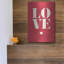 «Love» par GraphINC, art mural en métal-1208114531