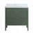 Fully Assembled 36" Freestanding Single Sink Bathroom Vanity With Solid Wood Construction And Engineered Marble Top