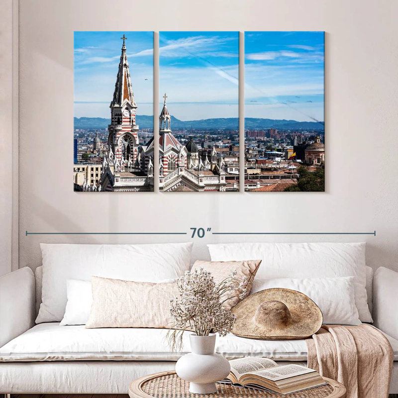 Bogota Cityscape, 32" H x 50" W
