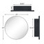 Armoire à pharmacie avec miroir et 2 tablettes réglables Seenaa-1514975272-1502200623