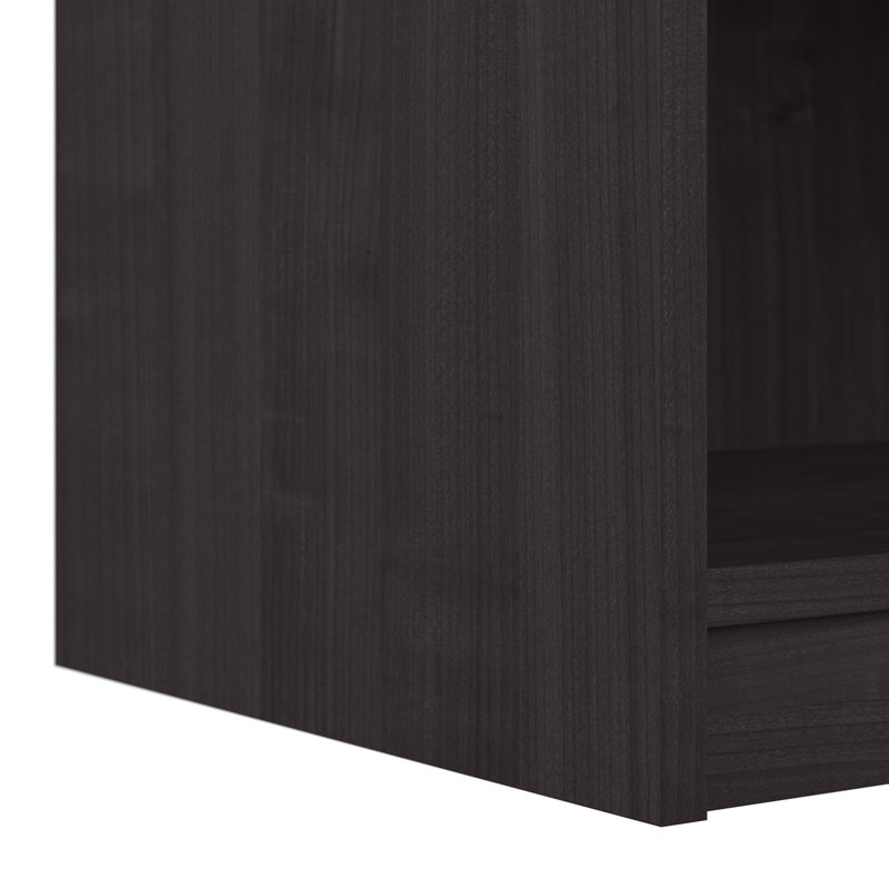 Barra 5 Shelf Bookcase, Charcoal Maple