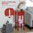2-Tier Side Table With Drawer, Narrow End Table With Bottom Shelf-2089932822
