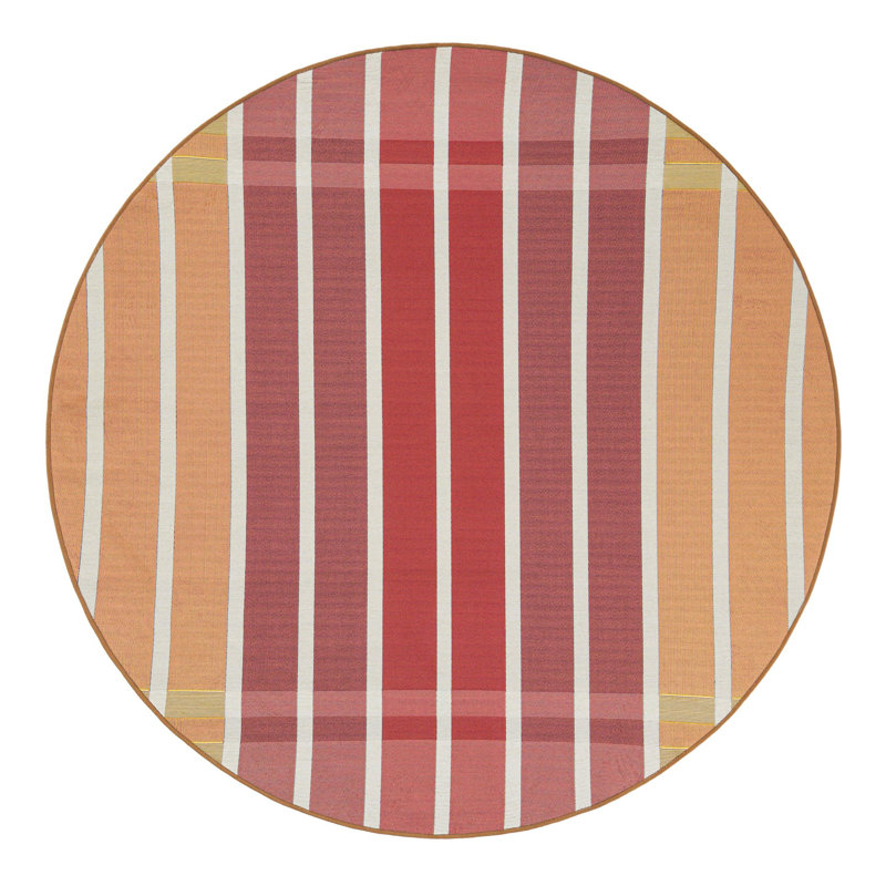 Grierson Indoor/Outdoor Area Rug, Round 6'1"