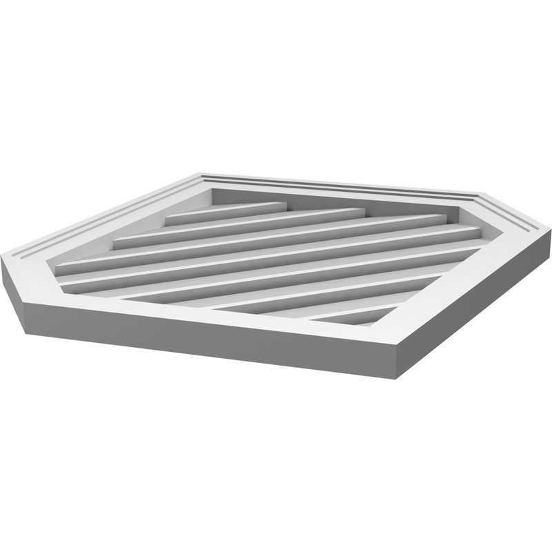 Pente verticale verticale en uréthane 9 pi, H 1,5 po x l 26 po x L 26 po