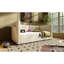 Cadre de lit simple avec et type de charge en C, lit de jour rembourré en velours beige, rangement hydraulique, lattes en bois et dossier pour une chambre à coucher fonctionnelle et confortable-56652473