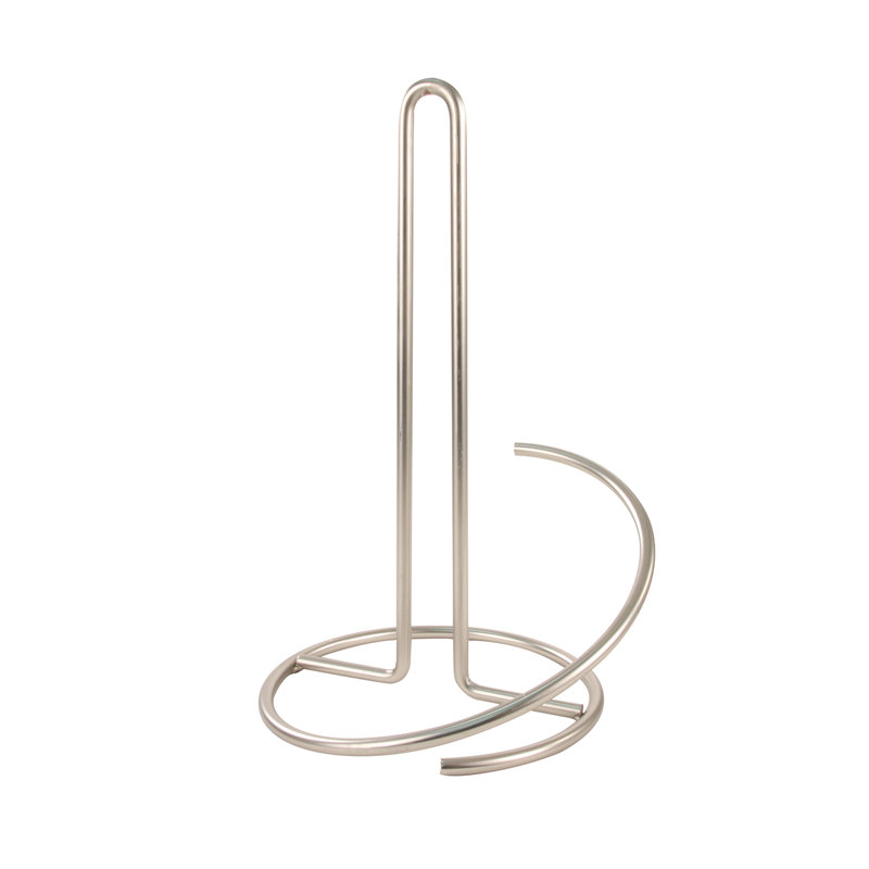 Porte-serviettes sur pied autoportant, Nickel satiné