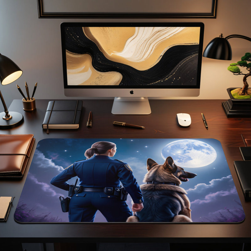 Polyester Desk Pad, 23.6x13.8