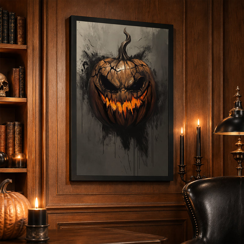 Art mural sur toile Spooky, H 24 po x l 16 po