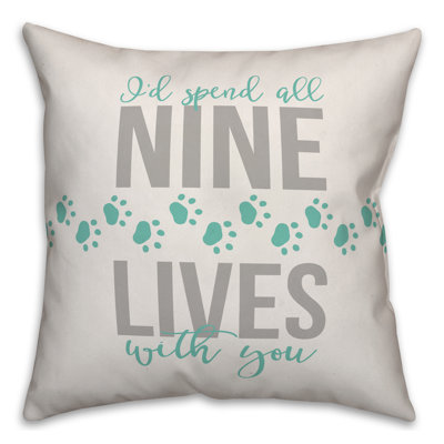  Coussin Nine Lives