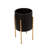 Modern Metal Planter Pots with Stands - Decorative Iron Plant Holders for Indoor & Outdoor Use, Sleek Contemporary Design, Durable & Elevated Display - Set of 2-720860947