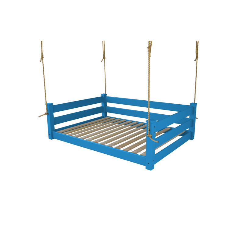 Devell Hanging Daybed, Caribbean Blue, Full / Double