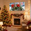 Ensemble de 3 impressions d'art sur toile de Noël