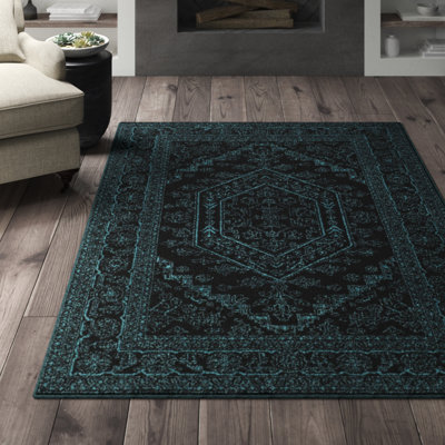 Tapis oriental de couleur sauge / ivoire Arrietty