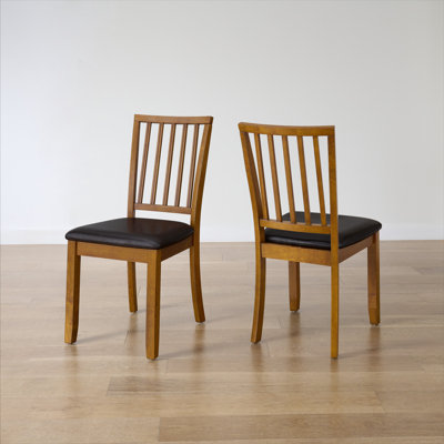 Melvita Upholstered Velvet Solid Wood Side Chair