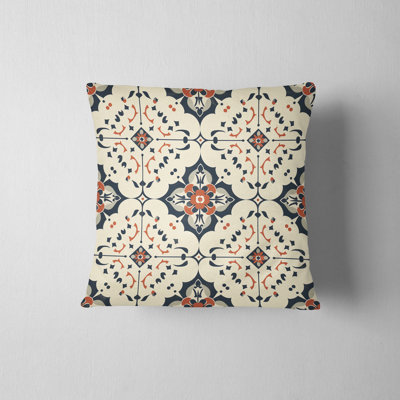 Eastern Elegance Geometric Reversible Pillow Cover